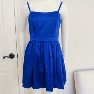 Forever 21 Royal Blue Convertible Strap Cocktail Dress Large